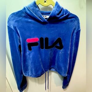 Girls XL purple Fila hoodie